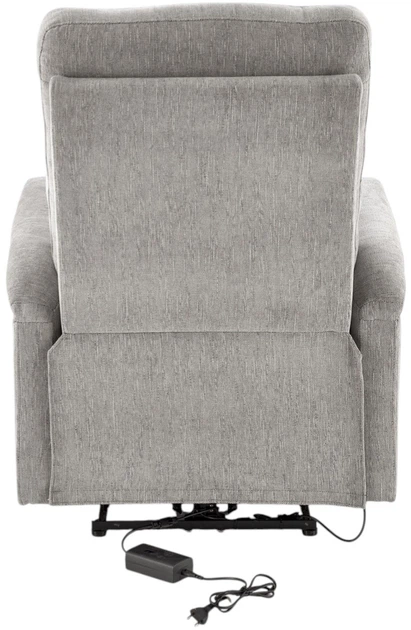 Крісло для відпочинку Halmar Jamal з функцією електричного розкладання Сіре (5905248130753) - зображення 7