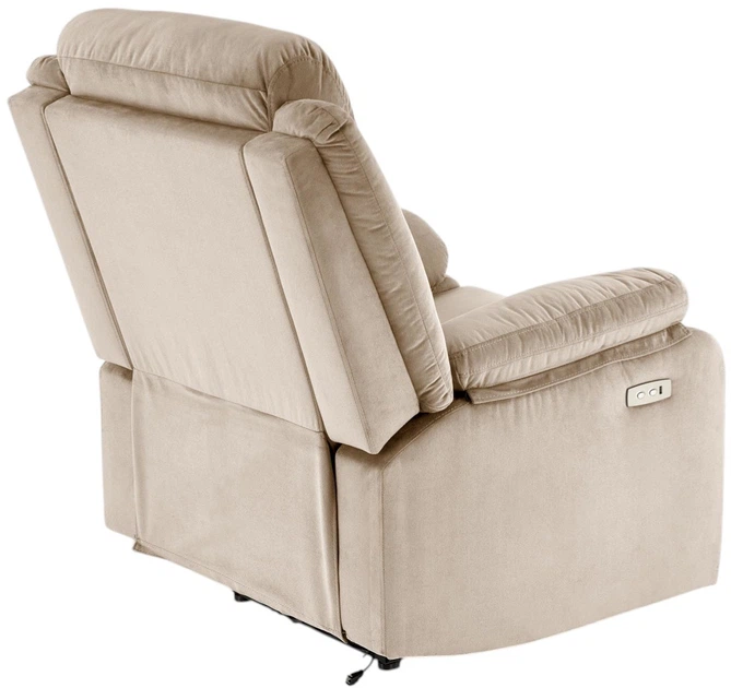 Крісло для відпочинку Halmar Loris з функцією електричного розкладання Бежеве (5905248130807) - зображення 2
