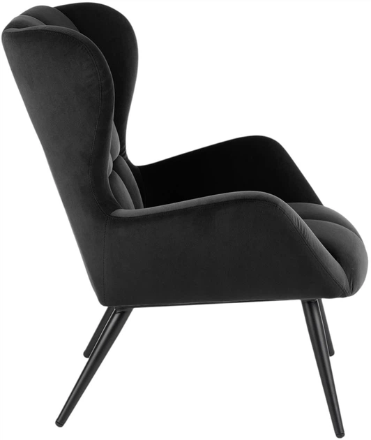 Крісло для відпочинку Halmar Tyrion Чорне (5905248130999) - зображення 3