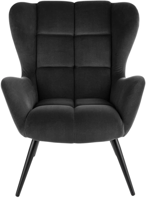 Крісло для відпочинку Halmar Tyrion Чорне (5905248130999) - зображення 4
