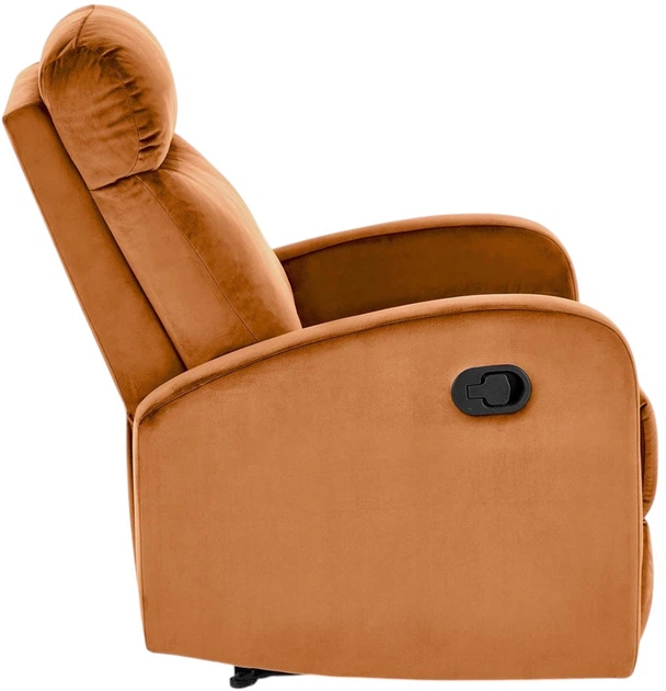 Розкладне крісло Halmar Wonder з функцією колиски Коричневий (5905248131033) - зображення 4