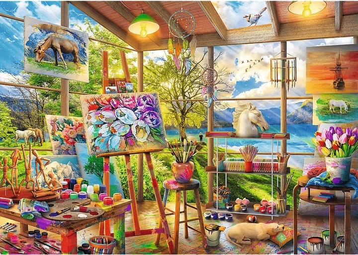 Пазл Trefl Мистецтво малювання 2 x 500 елементів 37530 (5900511375305) - зображення 4