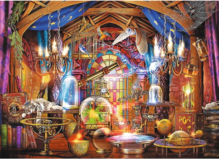 Puzzle drewniane Trefl Czarodziejska komnata 1000 elementów 20210 (5900511202106) - obraz 2