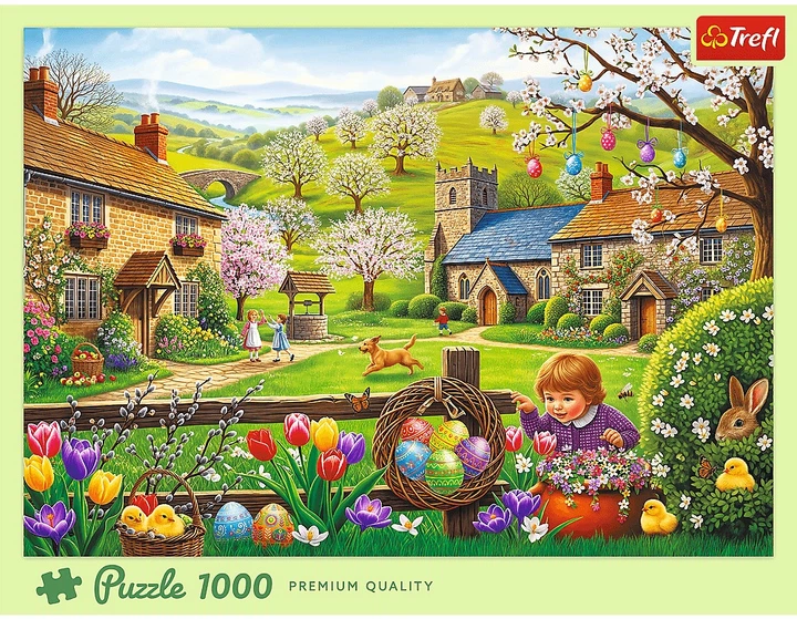 Пазл Trefl Пошук великодніх яєць 1000 елементів 10977 (5900511109771) - зображення 2