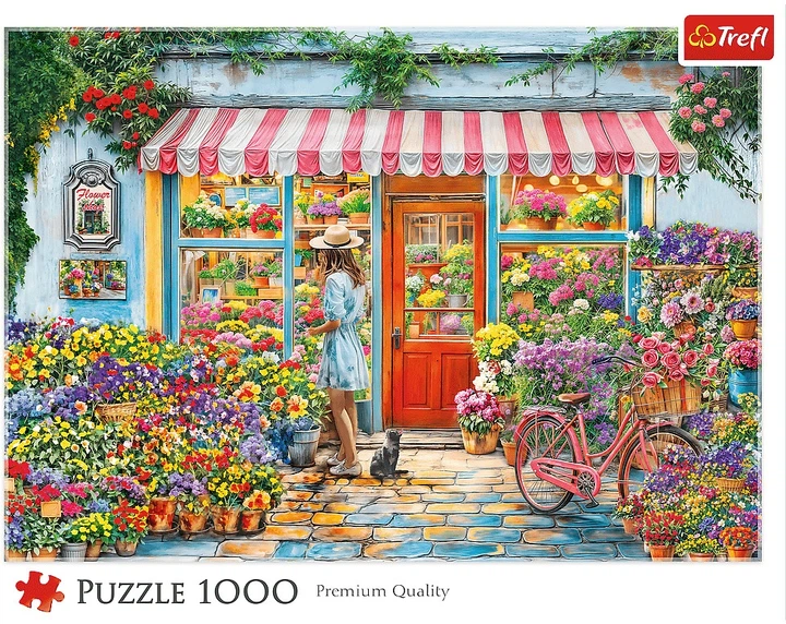 Пазл Trefl Квітковий магазин 1000 елементів 10981 (5900511109818) - зображення 2