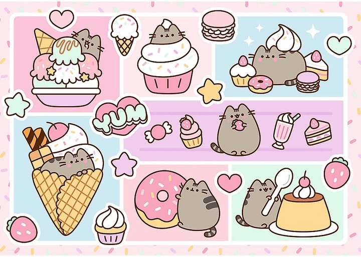 Puzzle Trefl Pusheen: Słodki Pusheen 1000 elementów 10938 (5900511109382) - obraz 3