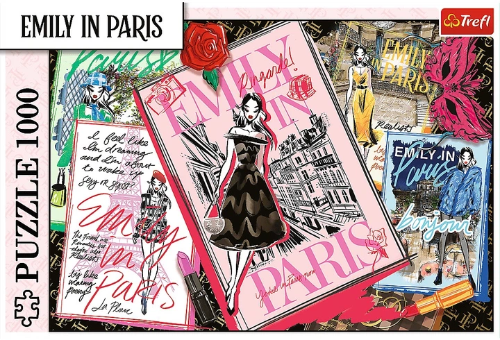 Пазл Trefl Emily in Paris: Модний журнал 1000 елементів 10966 (5900511109665) - зображення 2