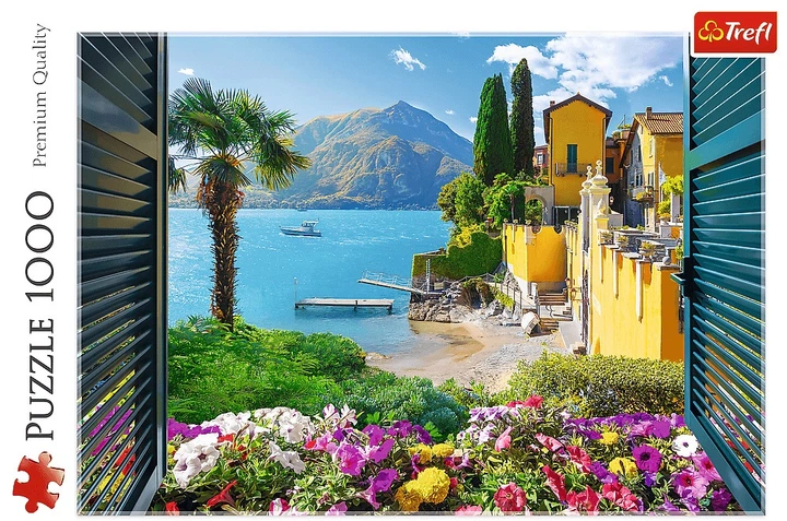 Пазл Trefl Вид на озеро Комо 1000 елементів 10951 (5900511109511) - зображення 2