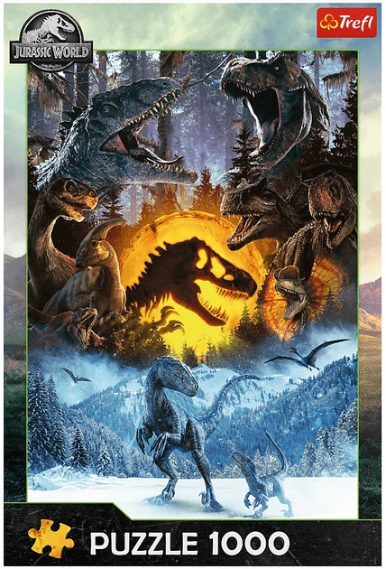 Puzzle Trefl Jurassic World: W świecie Parku Jurajskiego 1000 elementów 10939 (5900511109399) - obraz 2