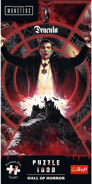 Пазл Trefl Hall of Horror: Дракула 1000 елементів 12109 (5900511121094) - зображення 2