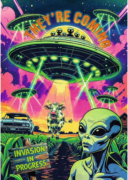 Пазл Trefl Hall of Horror: НЛО 1000 елементів 12129 (5900511121292) - зображення 3