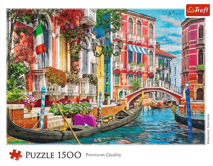Puzzle Trefl Letnie popołudnie w Wenecji 1500 elementów 26220 (5900511262209) - obraz 2