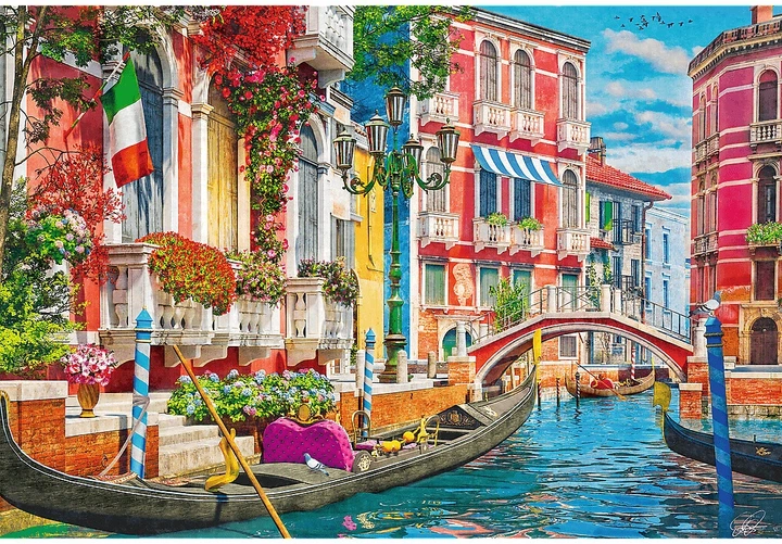 Puzzle Trefl Letnie popołudnie w Wenecji 1500 elementów 26220 (5900511262209) - obraz 3