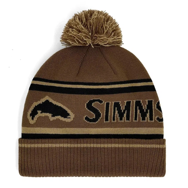 Шапка Simms Tip-Up Pom Beanie Brown (1102-13788-1352-00) - Фото 1 Шапка Simms Tip-Up Pom Beanie Brown (1102-13788-1352-00) - изображение 1