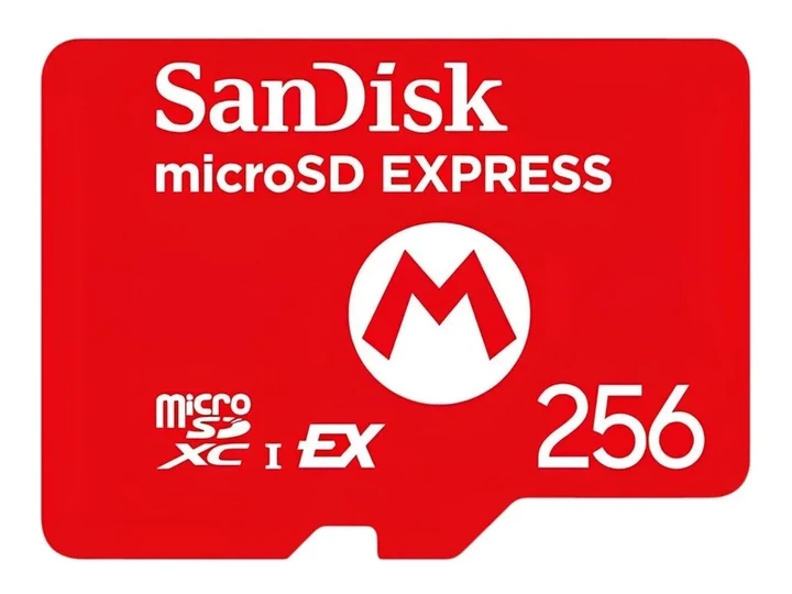 Карта пам'яті SanDisk 256 GB microSDXC Express для Nintendo Switch 2 (SDSQXFN-256G-GR6ZN) - зображення 2