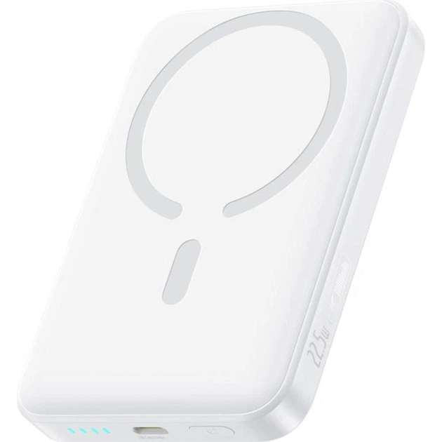 Портативна батарея PowerBank Baseus EnerFill FM11 Ultra-Mini Magnetic 22.5W 10000mAh P1008210E213-00 White - Фото 1 Портативна батарея PowerBank Baseus EnerFill FM11 Ultra-Mini Magnetic 22.5W 10000mAh P1008210E213-00 White - зображення 1