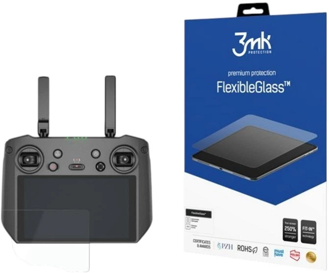 Szkło hybrydowe 3MK FlexibleGlass do Dji RC Pro (5903108487627) - obraz 1