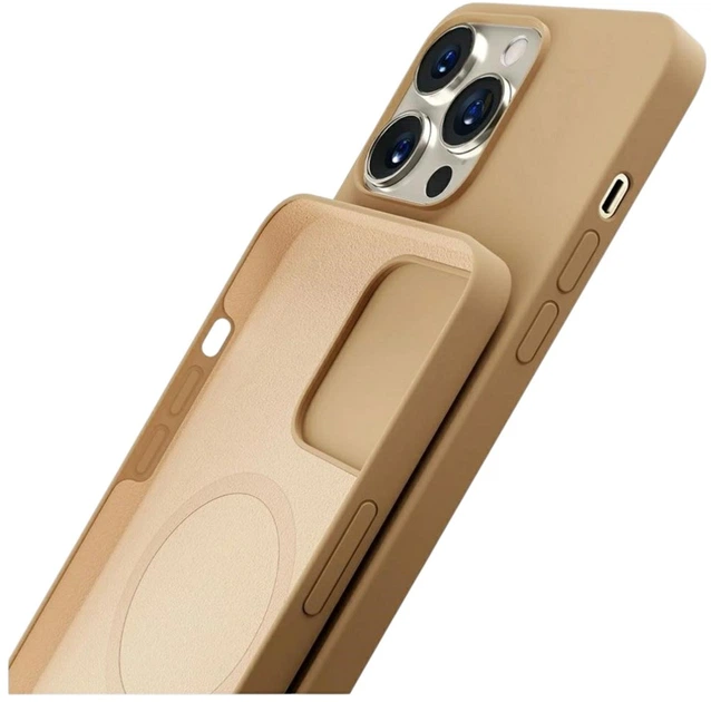 Etui plecki 3MK Hardy Case z MagSafe do Apple iPhone 15 Pro Dark gold (5903108527361) - obraz 5