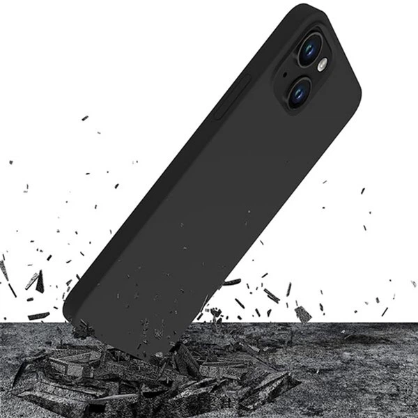 Etui plecki 3MK Silicone Case do Apple iPhone 14 Plus Black (5903108499095) - obraz 2
