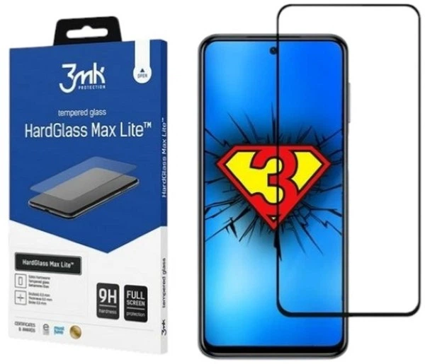 Захисне скло 3MK HardGlass Max Lite для Xiaomi Redmi Note 10s (5903108370882) - зображення 1