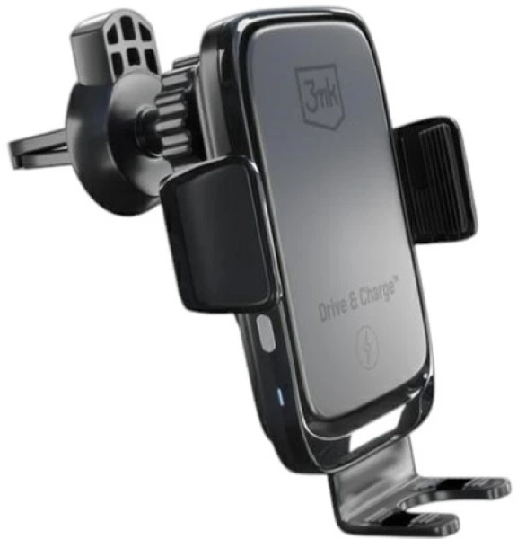 Індукційне автомобільне кріплення 3MK Drive&Charge 15 W (5903108487139) - зображення 5