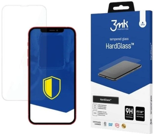 Szkło hartowane 3MK HardGlass do Apple iPhone 13/13 Pro/14 (5903108436021) - obraz 1