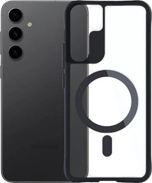 Etui 3MK Satin Armor MagCase do Samsung Galaxy S24 Black + Transparent (5903108563895) - obraz 7
