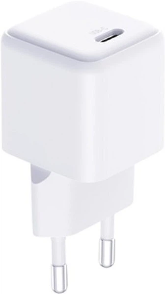 Зарядний пристрій 3mk Hyper Ultra Mini GaN 25W PD, QC3.0, PPS + кабель USB Type-C 1.2 м White (155662) - зображення 7