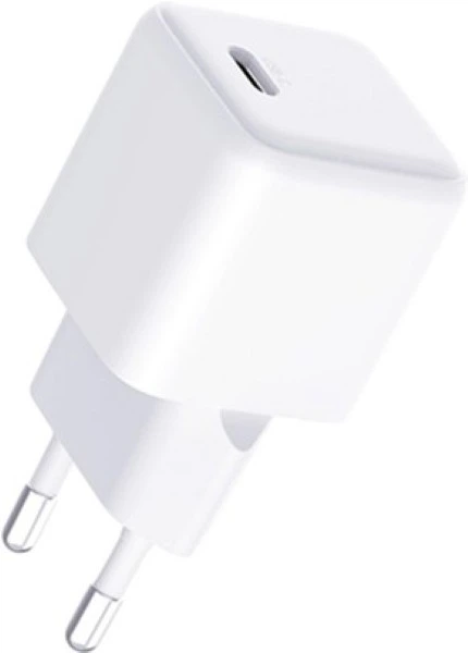 Зарядний пристрій 3mk Hyper Ultra Mini GaN 25W PD, QC3.0, PPS + кабель USB Type-C 1.2 м White (155662) - зображення 8