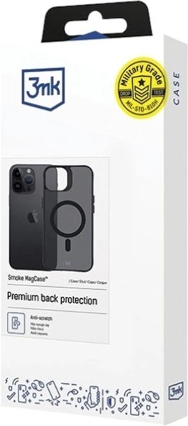 Панель 3MK Smoke Mag  для Apple iPhone 14 Pro Black (5903108563659) - зображення 3