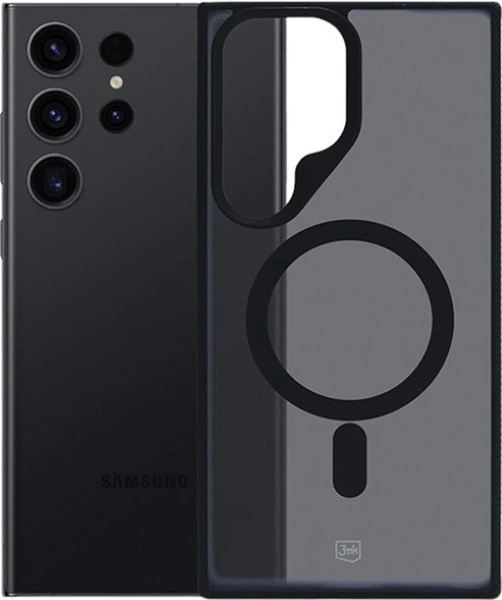 Панель 3MK Smoke Mag для Samsung Galaxy S23 Ultra Black (5903108563468) - зображення 8