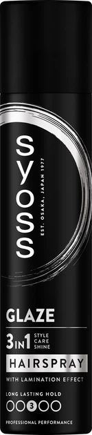 Лак для волосся SYOSS Intense Glaze 3 в 1 300 мл (9000101758979) - Фото 1 Лак для волосся SYOSS Intense Glaze 3 в 1 300 мл (9000101758979) - зображення 1