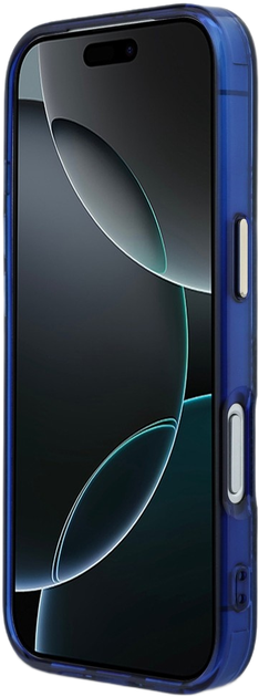 Etui Karl Lagerfeld IML K Head Logo MagSafe do Apple iPhone 17 Pro Max Blue (3666339599027) - obraz 5