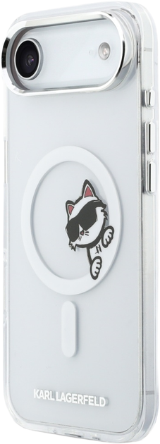 Etui Karl Lagerfeld IML Peekaboo MagSafe do Apple iPhone 17 Air Transparent (3666339607005) - obraz 2