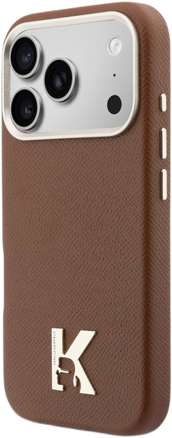 Панель Karl Lagerfeld Karl & Choupette Back MagSafe для Apple iPhone 17 Pro Max Brown (3666339596781) - зображення 2