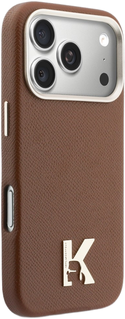 Панель Karl Lagerfeld Karl & Choupette Back MagSafe для Apple iPhone 17 Pro Max Brown (3666339596781) - зображення 4