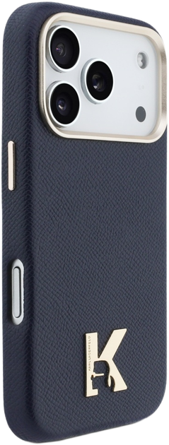 Etui Karl Lagerfeld Karl & Choupette Back MagSafe do Apple iPhone 17 Pro Max Blue (3666339597429) - obraz 4
