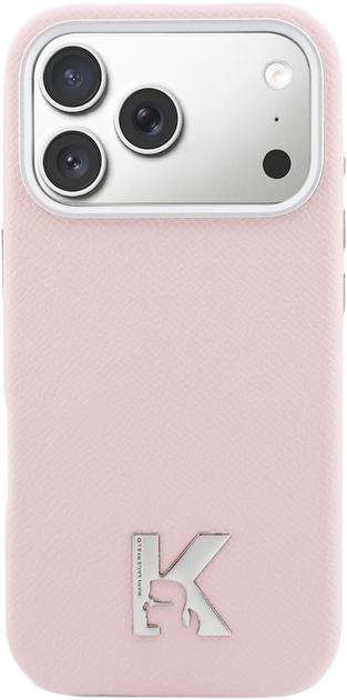 Etui Karl Lagerfeld Karl & Choupette Back MagSafe do Apple iPhone 17 Pro Pink (3666339596934) - obraz 3