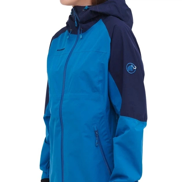 Жіноча мембранна куртка Outdoor Research gore-tex синій з чорним S - зображення 3
