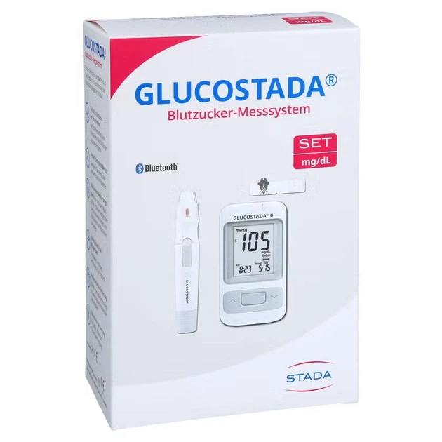Глюкометр GLUCOSTADA SET (мг/дл)/Глюкометр с индикатором до/после еды/Bluetooth подключения индикатора - изображение 2