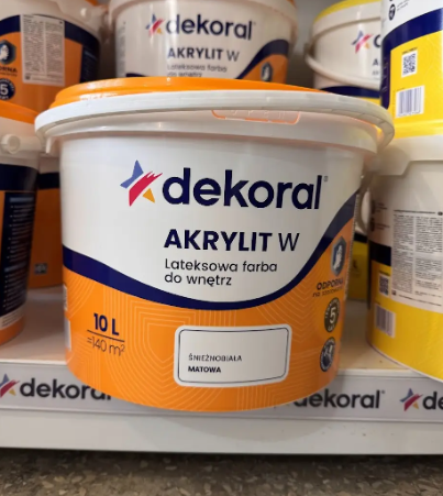 Фарба DEKORAL AKRYLIT W, 10 л - изображение 2