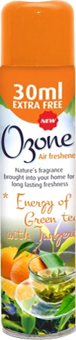 Аэрозольный освежитель воздуха Ozone Energy of green tea with tangerine 300 мл (4770416340149) - Фото 1 Аэрозольный освежитель воздуха Ozone Energy of green tea with tangerine 300 мл (4770416340149) - изображение 1