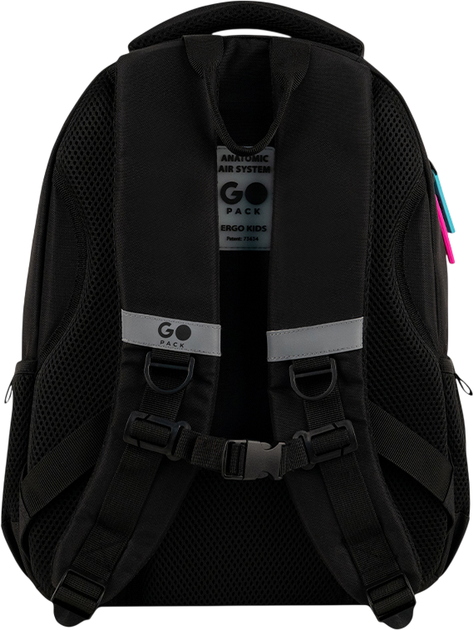 Рюкзак GoPack з ортопедичною спинкою Education Anime girl 40x30x15 см Чорний (GO26-175M-2) - зображення 7