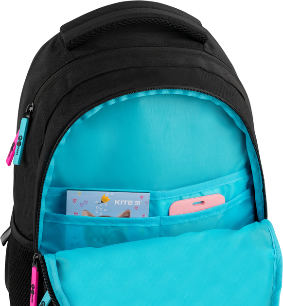 Рюкзак GoPack з ортопедичною спинкою Education Anime girl 40x30x15 см Чорний (GO26-175M-2) - зображення 13