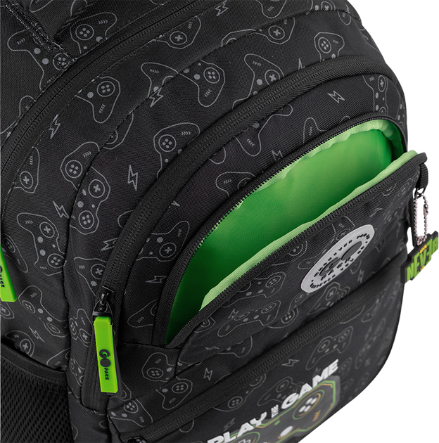 Рюкзак GoPack с ортопедической спинкой Education Never Give Up 40x30x15 см (GO26-175M-7) - изображение 11