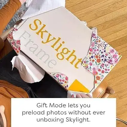 Цифрова фоторамка Skylight: 15-дюймовий Wi-Fi з можливістю завантаження з телефону, сенсорний екран цифрової фоторамки - зображення 4