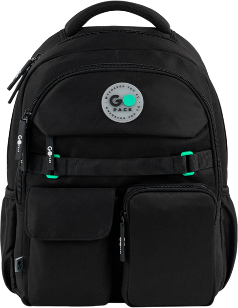 Рюкзак GoPack Education Стильний 39.5x28x15 см Чорний (GO26-183M-3) - зображення 4