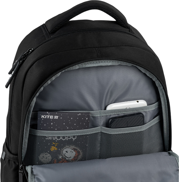 Рюкзак GoPack Education Стильний 39.5x28x15 см Чорний (GO26-183M-3) - зображення 14