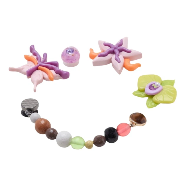 Przypinki do butów Crocs Stone Meta 5 Pack 10018203 5 szt Wielokolorowe - obraz 2