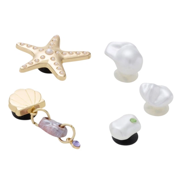 Przypinki do butów Crocs Gold Sea 5 Pack 10018202 5 szt Wielokolorowe - obraz 2